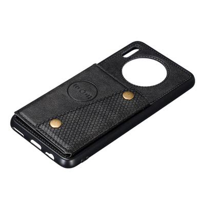 适用华为Mate30带卡包可车载磁吸