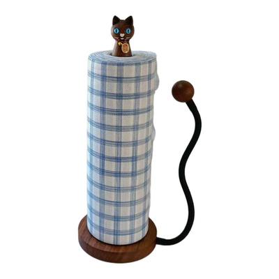 霜山厨房纸巾实木架北美黑胡桃樱桃木实木猫咪厨房纸巾架全国包邮