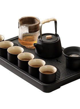 黑陶功夫茶具套装家用轻奢高档泡茶专用一整套功夫茶壶喝茶杯