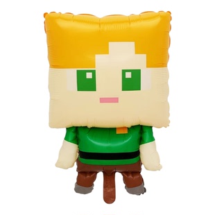 我的世界roblox主题生日派对装饰铝膜气球