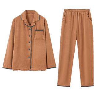 睡衣女士秋冬季冬款珊瑚绒加绒保暖加厚法兰绒海岛绒春秋薄款套装