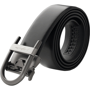 JDV饰品商场同款春秋新款黑色牛皮革皮带腰带男士配饰SBT5840