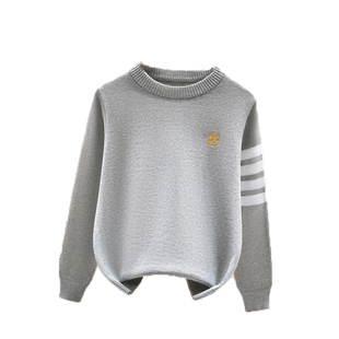 男童毛衣春秋薄款儿童纯棉针织衫线衣中大童洋气男女孩内搭打底衫