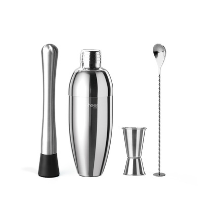 Cheer启尔调酒器四件套礼盒套装酒吧鸡尾酒调酒工具