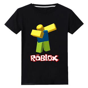 ROBLOX男童全棉短袖T恤夏季薄款透气上衣