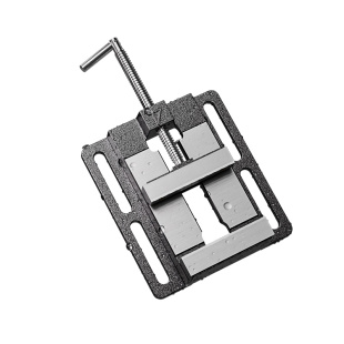 德力西平口钳台钳工业级台钻固定器夹具小型家用台虎钳桌面夹紧器