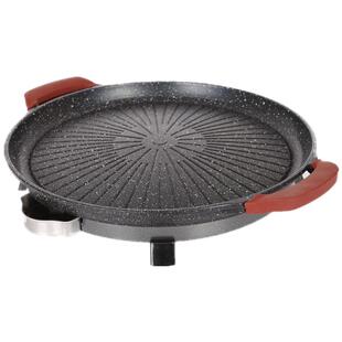 圆形麦饭石电烤盘家用少烟电烧烤炉烤肉锅韩式铁板烧煎包锅包邮