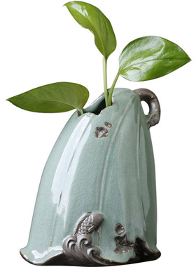 陶瓷小花瓶电视柜玄关桌面摆件