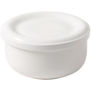 川岛屋瓦罐汤炖盅隔水炖家用陶瓷带盖一人份汤盅蒸盅蒸蛋羹专用碗