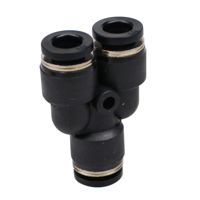 3D开票英制管口一进二出气动接头