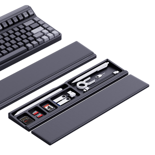 海备思机械键盘手托鼠标手腕垫护手掌托桌面收纳盒办公打字腕托