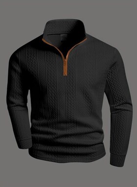 D 31176 Half Zip Knit Sweater 半拉链针织衫 欧美风向跨境亚马