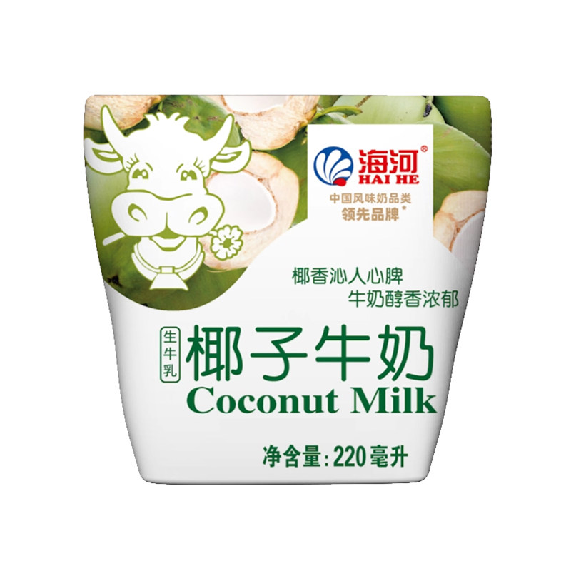 海河牛奶多味混合220ml袋装网红果香奶儿童学生成人早餐奶调制乳