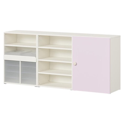 hanssem汉森儿童玩具收纳架蒙氏收纳柜客厅靠墙展示柜矮柜教具柜