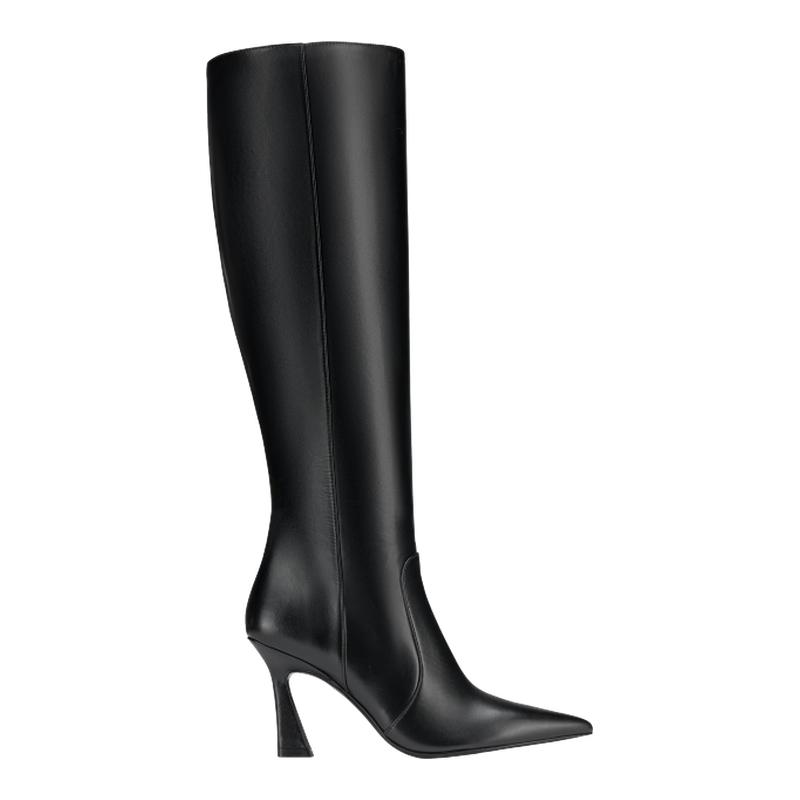 【明星系列款】SW VINNIE ZIP BOOT 85 尖头马蹄跟拉链细跟长靴女