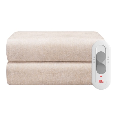 【品牌直发】彩虹电热毯双人双控