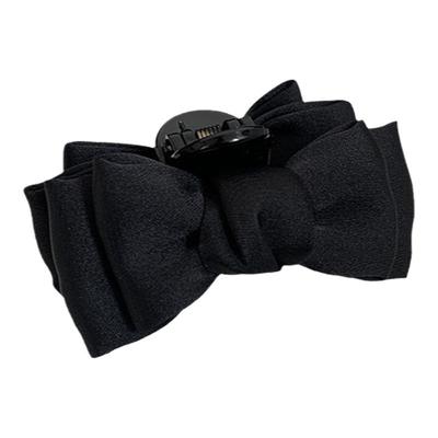 色蝴蝶结公主头抓夹小号女侧边