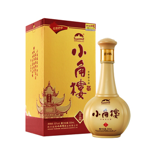 小角楼 香酝52度浓香型白酒500ml单瓶装包装固态纯粮食酒