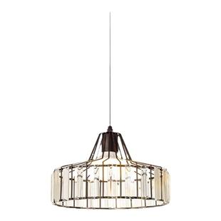 单头吊灯简约现代水晶吊灯餐厅三头走廊过道玄关吧台创意线小吊灯