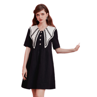 MIKIBANA米可芭娜小众设计甜酷辣妹23年夏新款连衣裙Y32OD9025