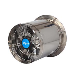 大吸力排气扇厨房家用圆形不锈钢单边嵌入高速换抽风机强油烟工业