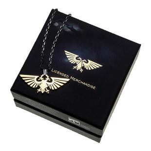 [Starforged星辰铸造]战锤40K周边帝国天鹰钛钢镀金项链吊坠忠诚