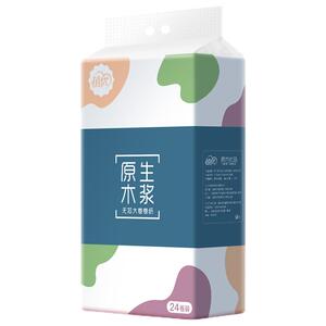 植优卫生纸卷纸115g24卷家用实惠装整箱批发纸巾无芯卷纸手纸厕纸