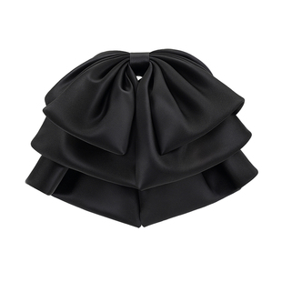 缎面蝴蝶结头饰发夹女2025新款高端半扎发抓夹后脑勺夹子头花发饰