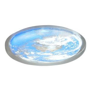 至御全光谱极简吸顶灯简约护眼地球儿童卧室星球圆形月球客厅主灯