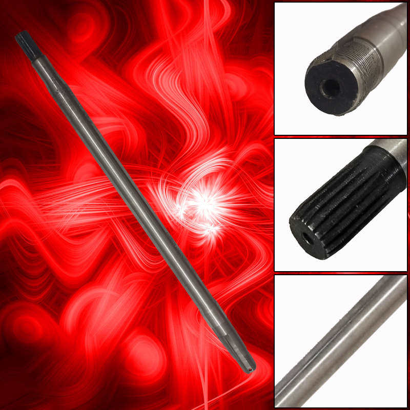 电动三轮车半轴18齿9轴头10头8轴承6205后轴四轮车传动轴后桥轴心