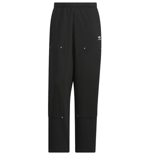 adidas阿迪达斯三叶草男子运动休闲宽松直筒长裤KC2621