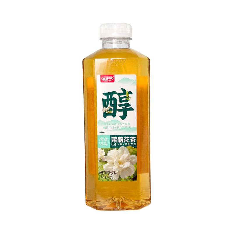 百多利茉莉花茶原味茶饮品900ml原茶萃取无蔗糖0脂清新茶味饮料