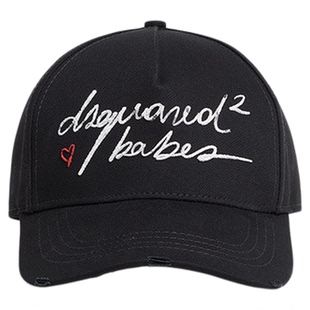 DSQUARED2/D2次方  简约时尚可调节字母印花棒球帽