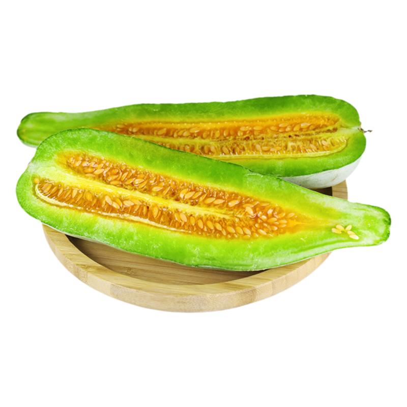 现货5斤山东羊角蜜甜瓜脆甜甜瓜