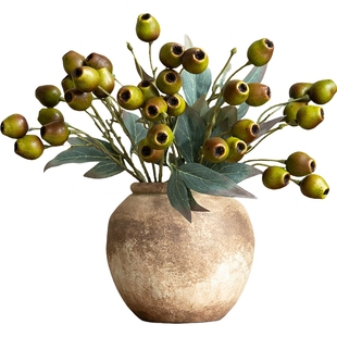 南十字星 桉树果仿真花摆件客厅插花装饰小众高级感僵尸果实树枝