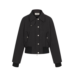 【FAE】无为心境立领收腰短款羽绒外套冬季飞行员夹克棉服加厚