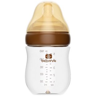 【平替】世喜玻璃奶瓶160ml/240ml 新生儿专用防胀气奶嘴底部回气