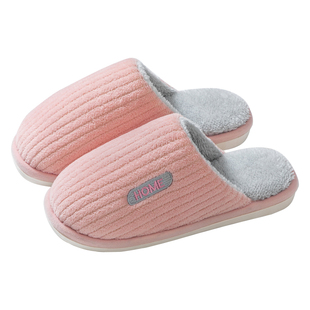 南极人5双装棉拖鞋女款室内家居招待客人家用保暖冬季毛毛拖鞋男