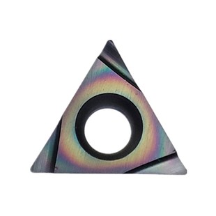 数控车床精镗孔刀片三角刀粒TBGT06/TPGH110302L不锈钢彩色淬火钢