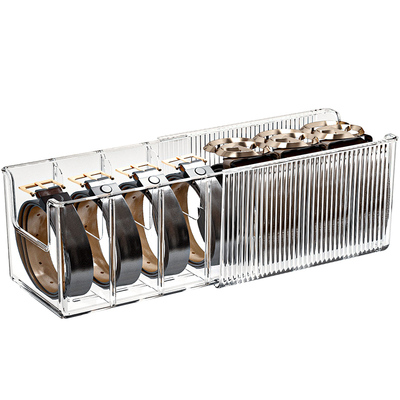 皮带收纳盒可伸缩多功能分隔盒