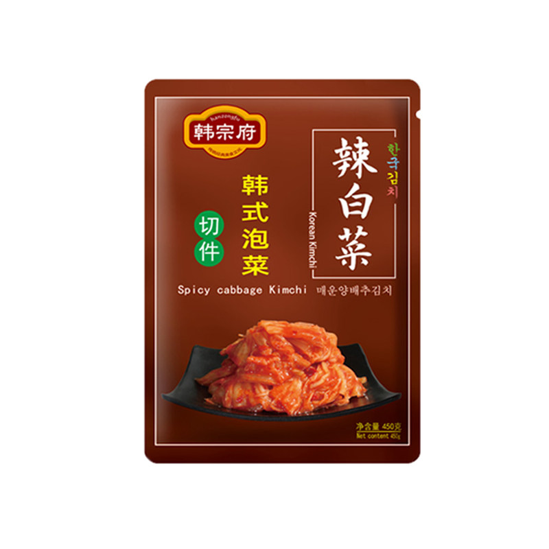 韩宗府韩式辣白菜韩国泡菜萝卜干块桔梗延边朝鲜族下饭开胃咸酱菜