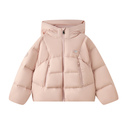 【鹅绒】New Balance nb童装女童冬季新款连帽羽绒服ND7PF43022