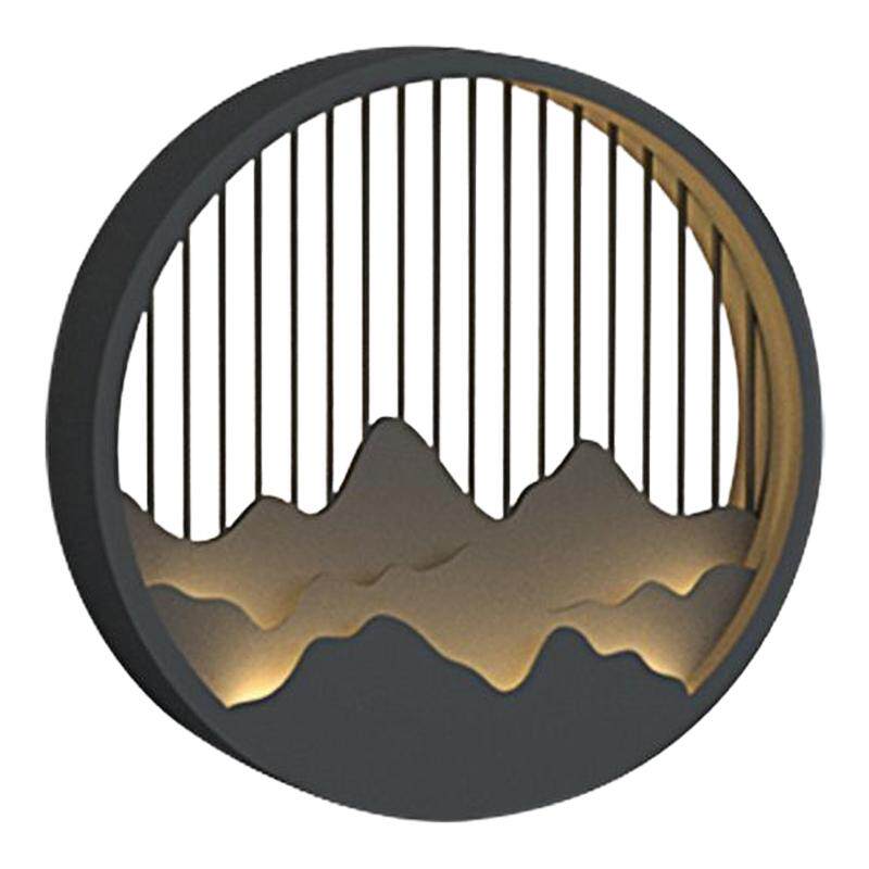 户外防水壁灯别墅庭院景观圆形灯