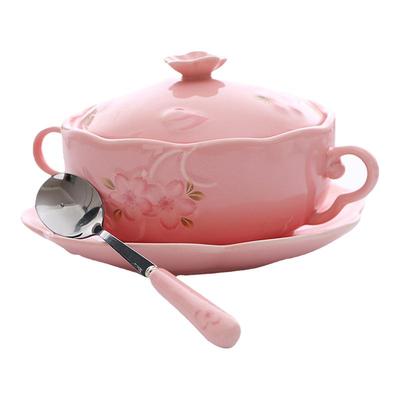 陶瓷耐高温宫廷风糖水日式樱花