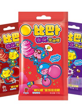 比巴卜棉花泡泡糖怀旧零食