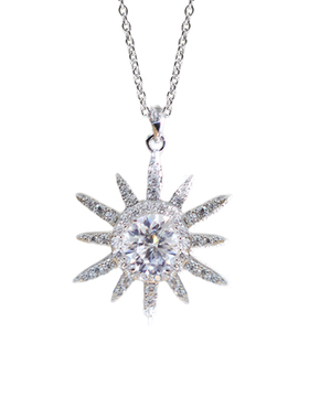 莫桑钻纯银锁骨链女高级感项链