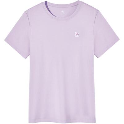 骆驼奶茶运动T恤女2025夏季冰丝凉感短袖上衣吸汗透气速干防晒衣