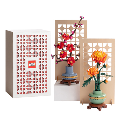 乐高10343典雅兰永生花积木