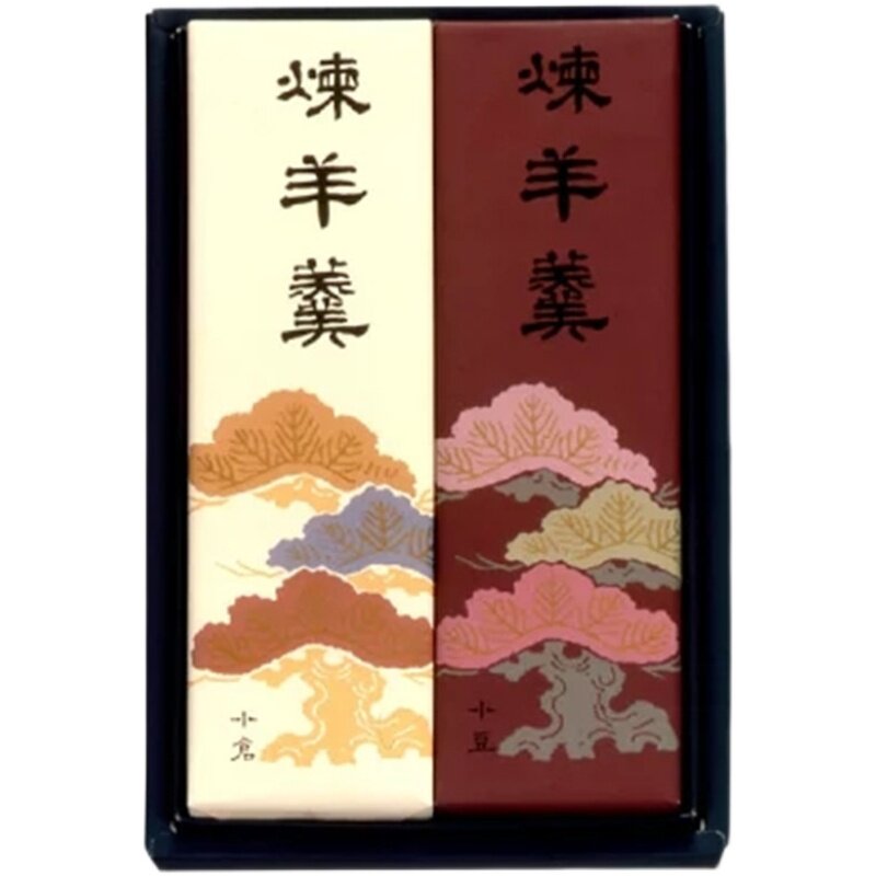 日本直邮荣太楼小仓/小豆羊羹零食礼盒日式糕点伴手礼特产点心2条