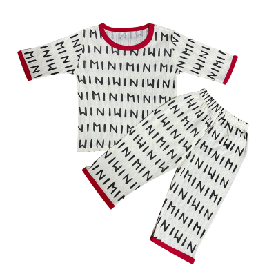 夏天可爱超萌婴儿童睡衣套装透气